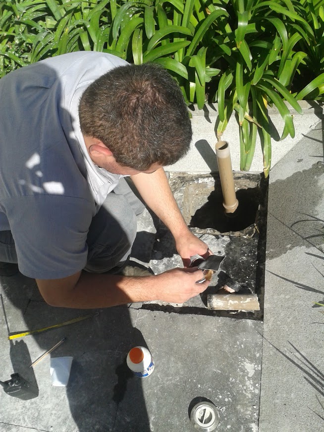 Encanamento de Jardim Vazando