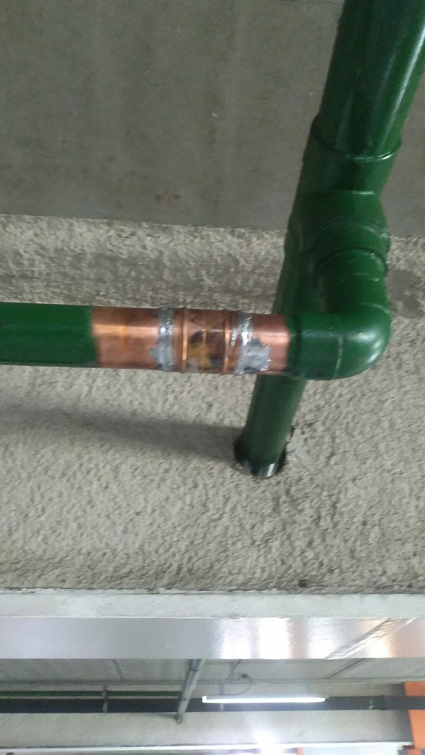 Conserto de Coluna de Cobre